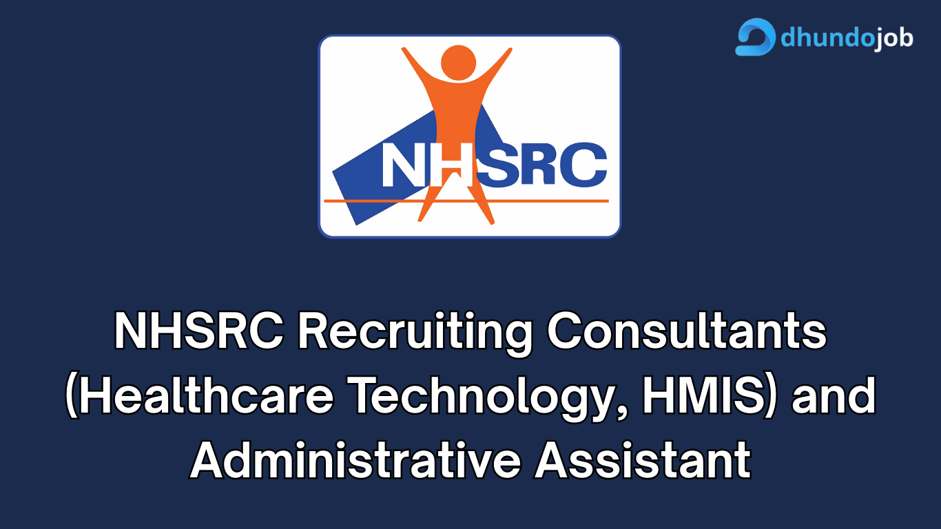 NHSRC Recruitment 2025