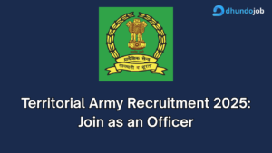 Territorial Army Recruitment 2025: Join as an Officer